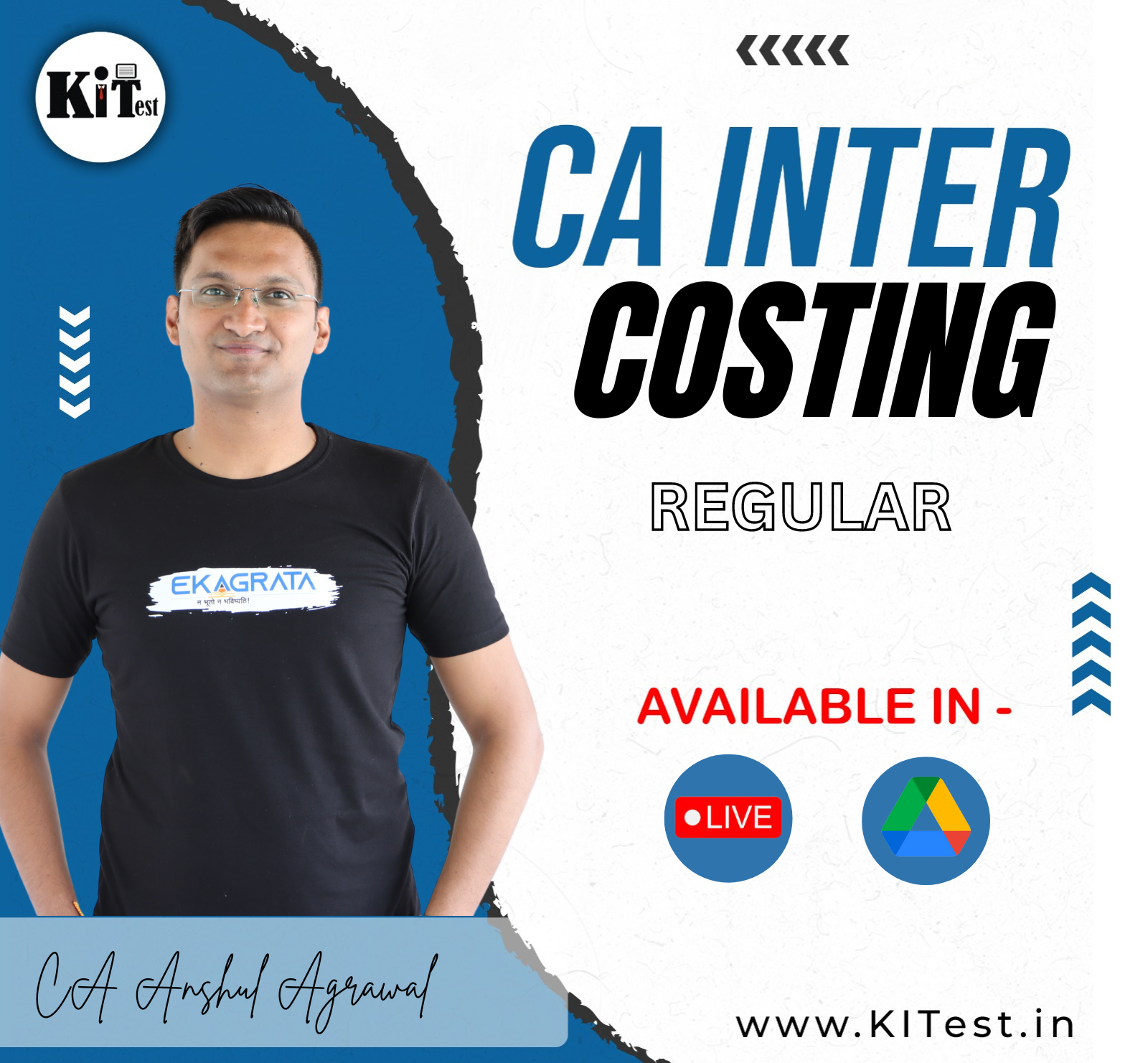 CA Inter Cost And Management Account  Live New Syllabus Batch By CA CS Anshul Agrawal